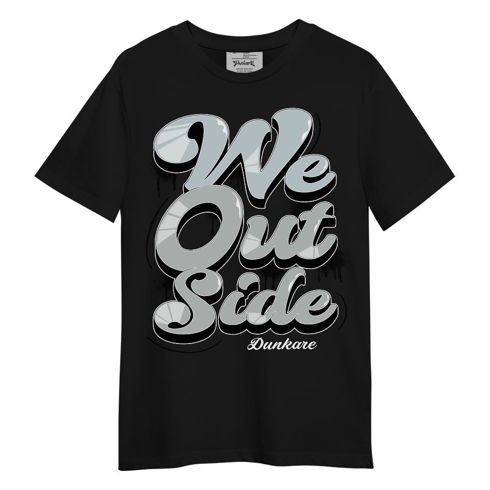 Shirt To Match Black Wolf Grey 12s - We Outside Unisex Shirt
