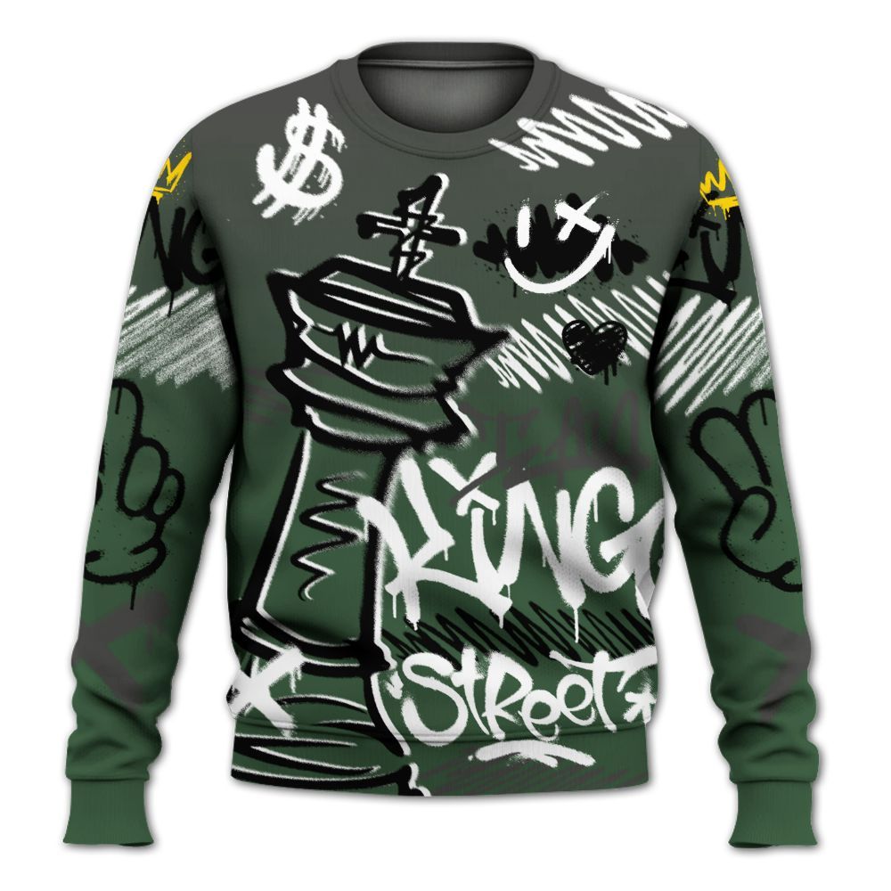 Sweatshirt To Match Dunk Low Skateboards Black - Street King Chess Streetwear All Over Print