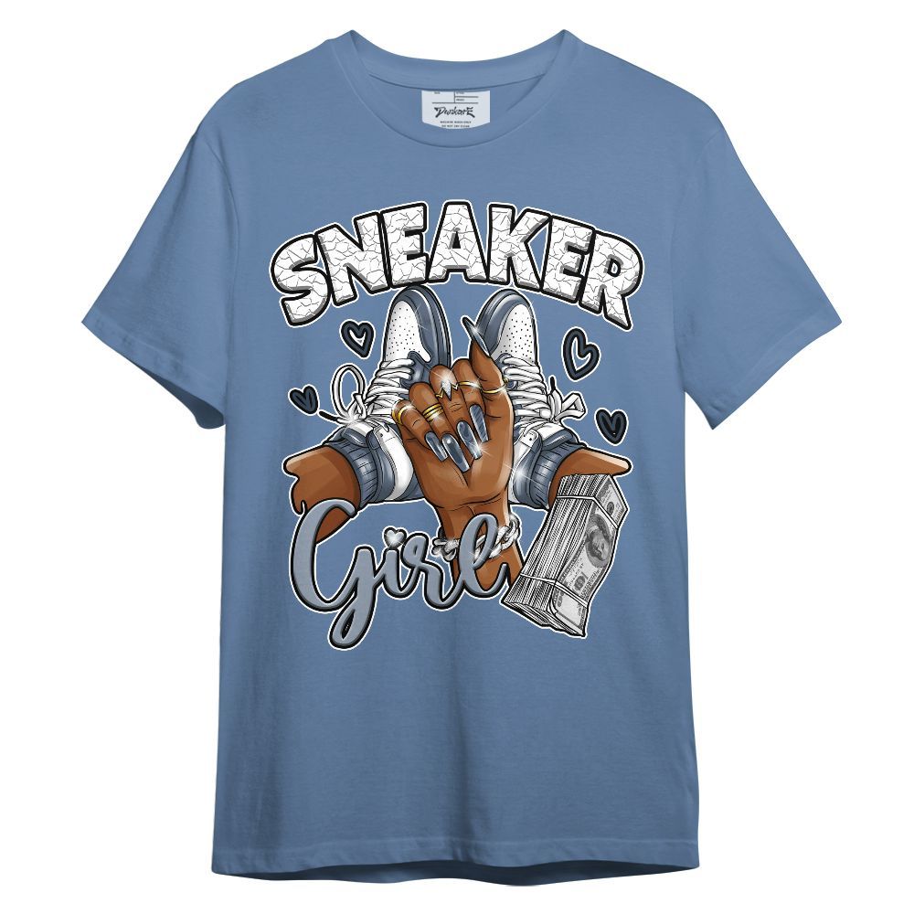 Shirt To Match Low Diffused Blue 11s - Sneakerz Girlz Unisex Shirt