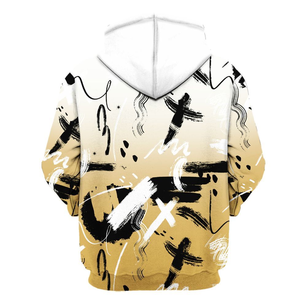 Hoodie To Match Retro Light Ginger 14s - Money Hustle Grind Pray All Over Print