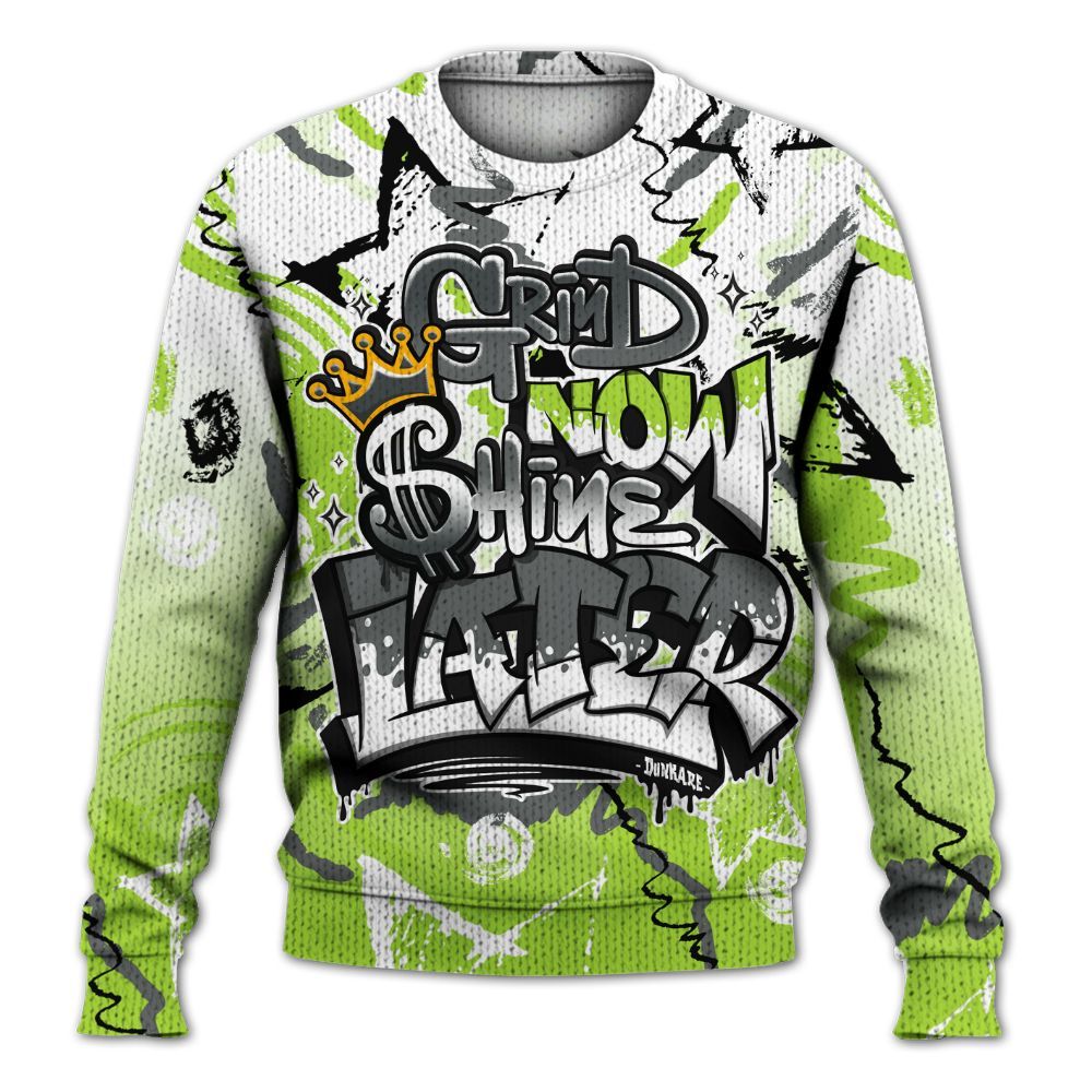 Knitted Sweater To Match Air Max 95 Neon - Grind Shine Later Drip