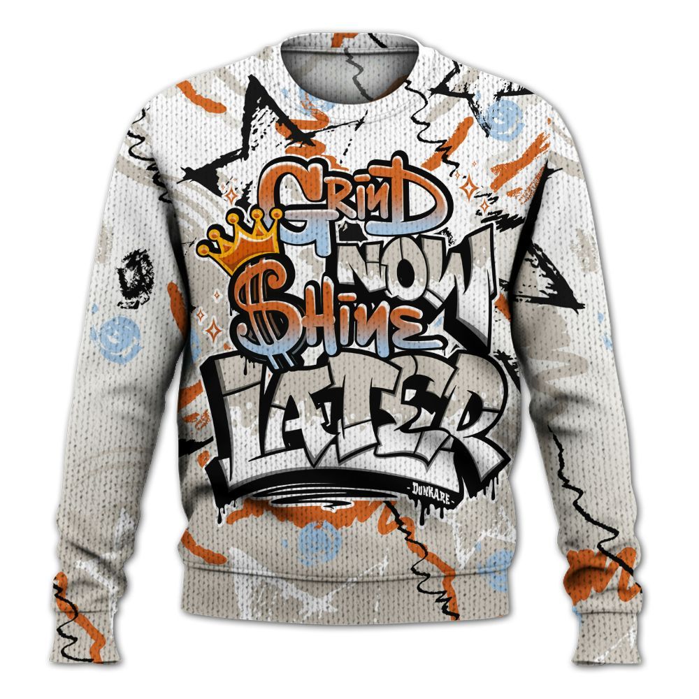 Knitted Sweater To Match SE Craft 5s - Grind Shine Later Drip