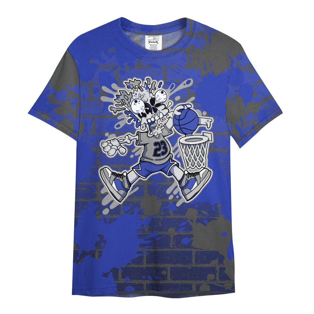 Shirt To Match Air Max Plus Black Racer Blue - 85's Dunks Graphic Halloween All Over Print