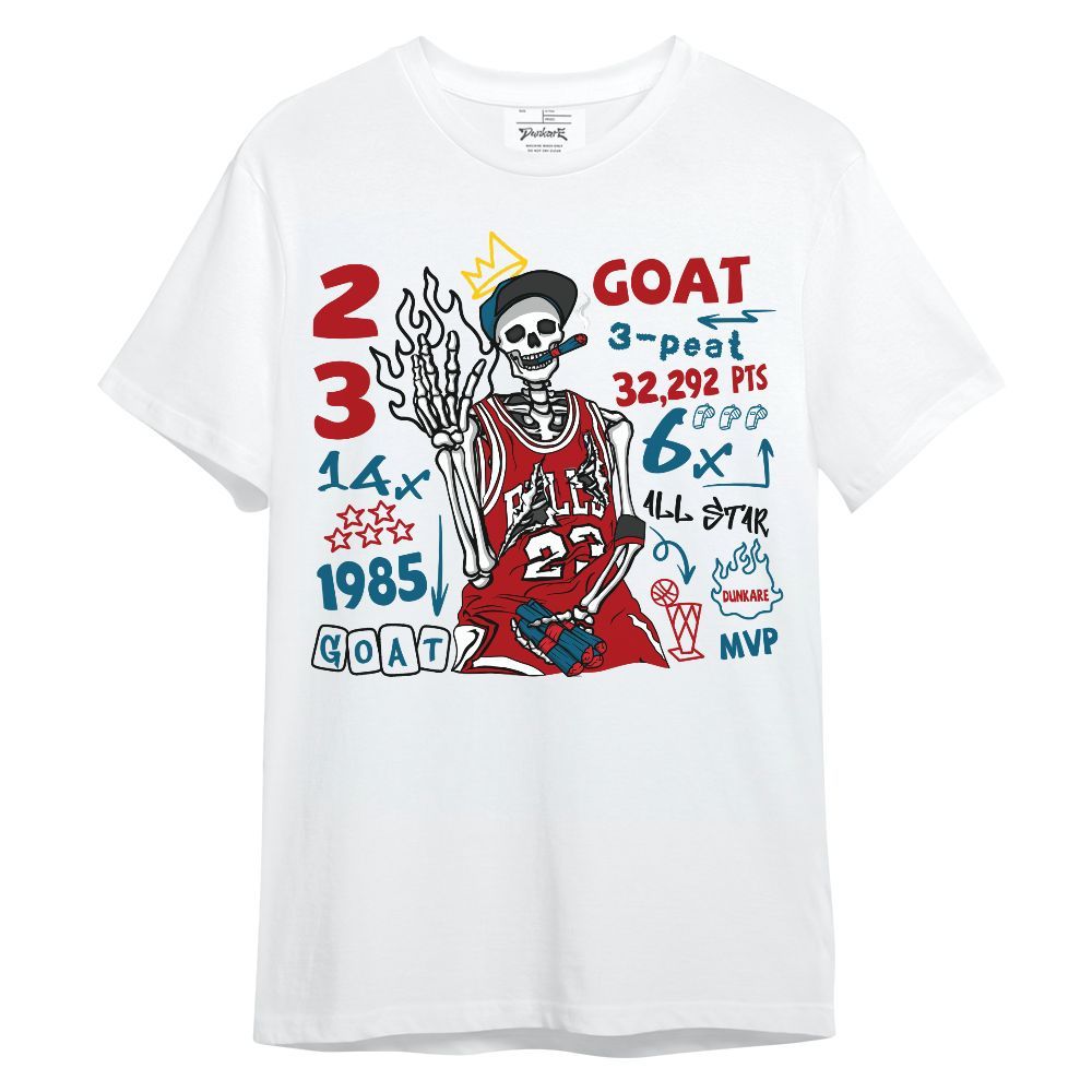 Shirt To Match OG Varsity Red 17s - Number 23 G.0.A.T Streetwear Unisex Shirt