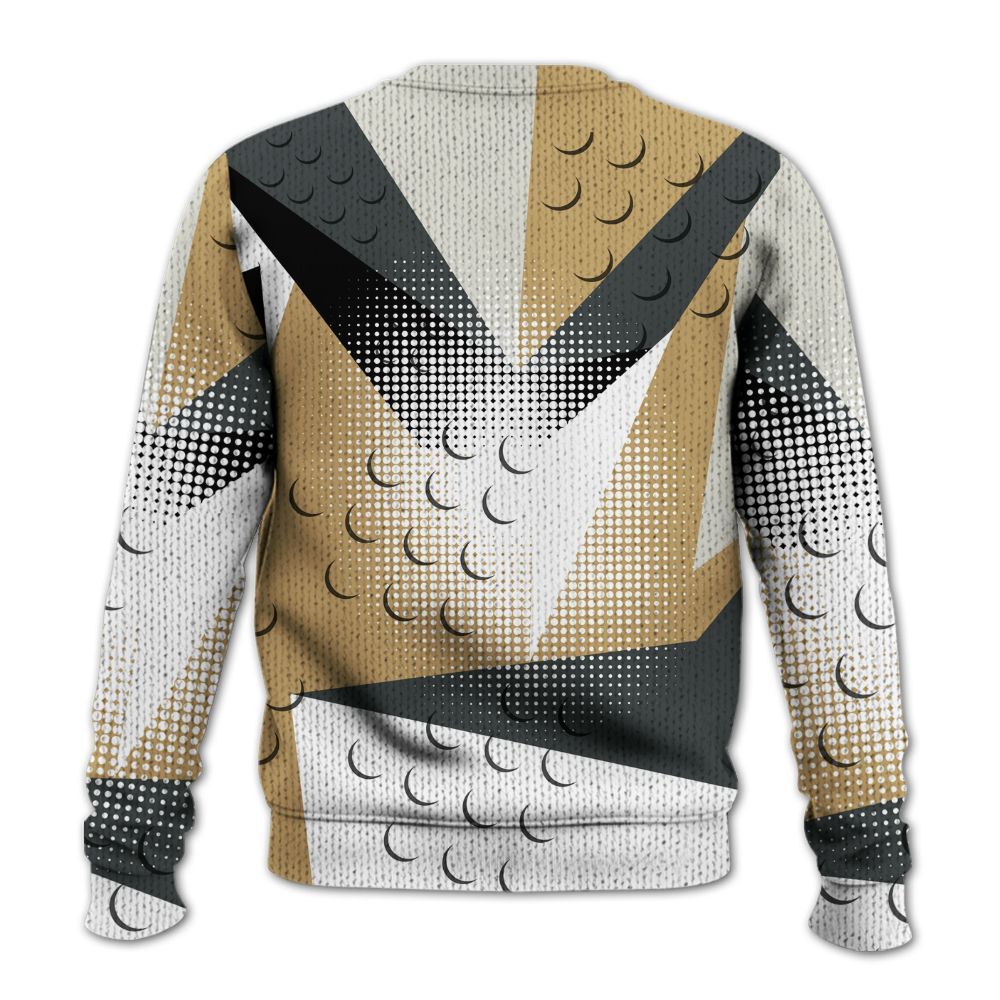 Knitted Sweater To Match Black LD 1000 - Poly Custom Name Number 23 5s