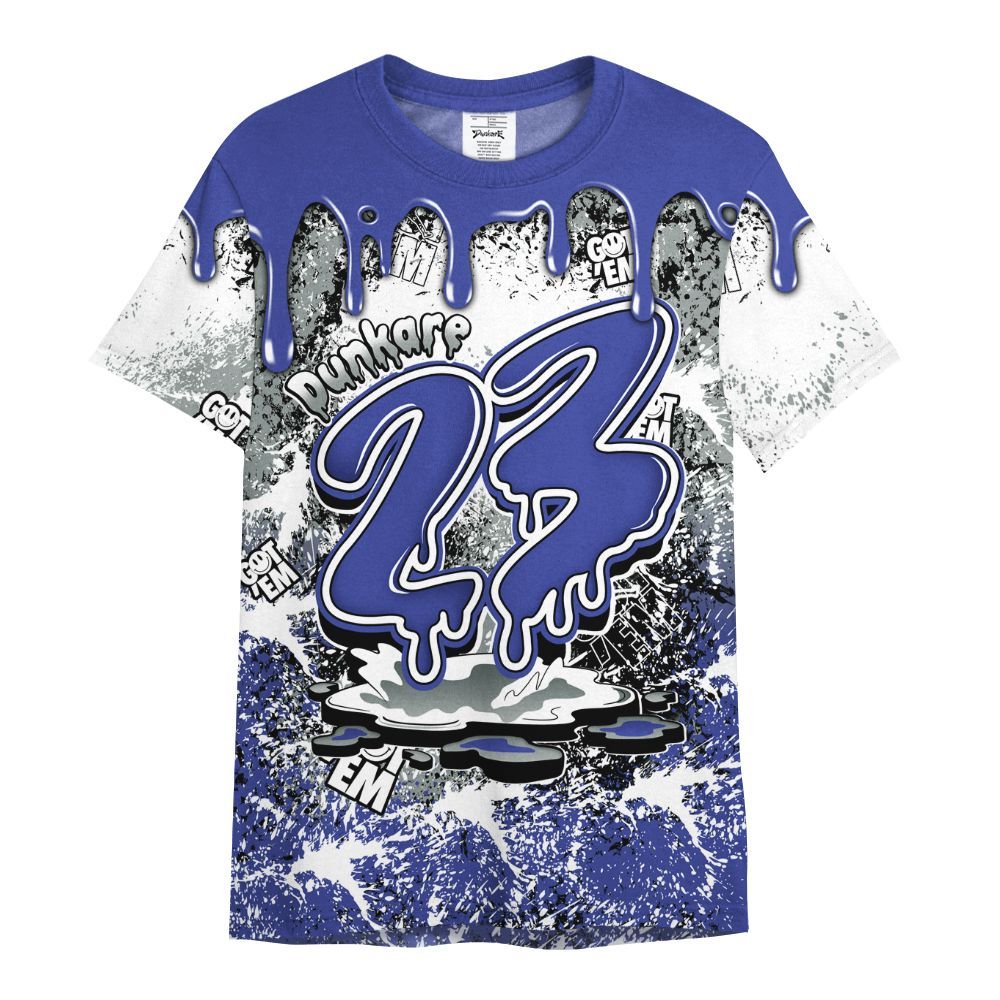 Shirt To Match Shox TL Royal - Dripping 23 Drip All Over Print