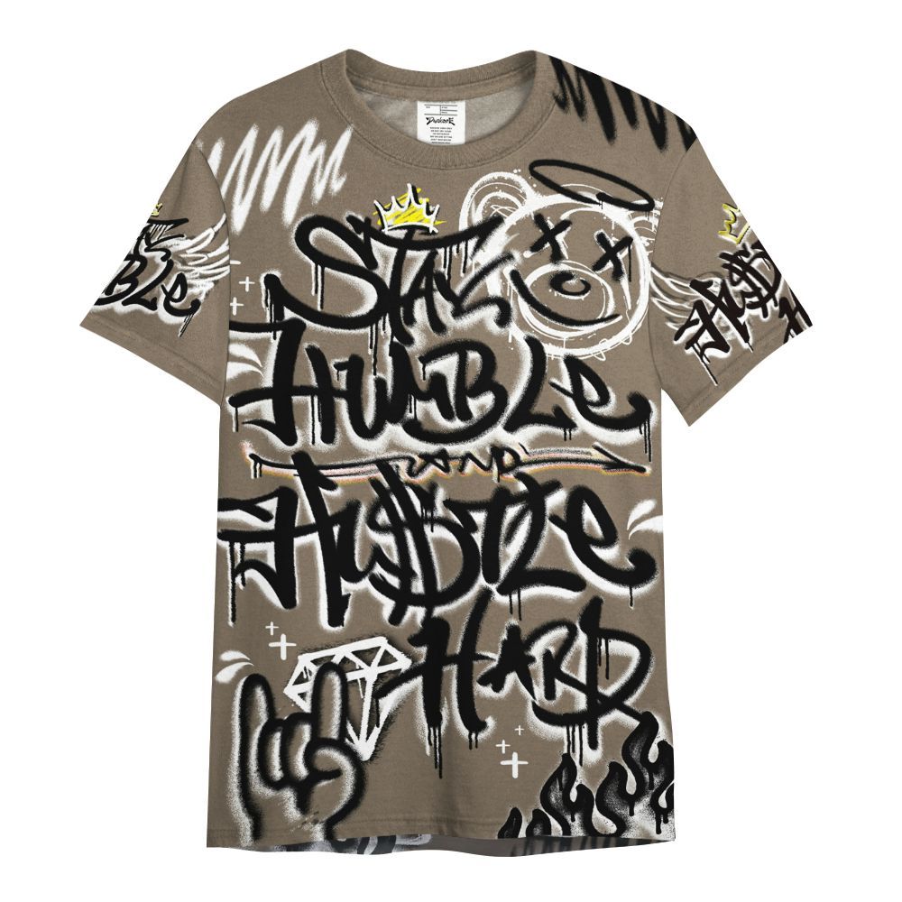 Shirt To Match Low OG Dark Mocha 1s - Humble Drip Streetwear Graffity All Over Print