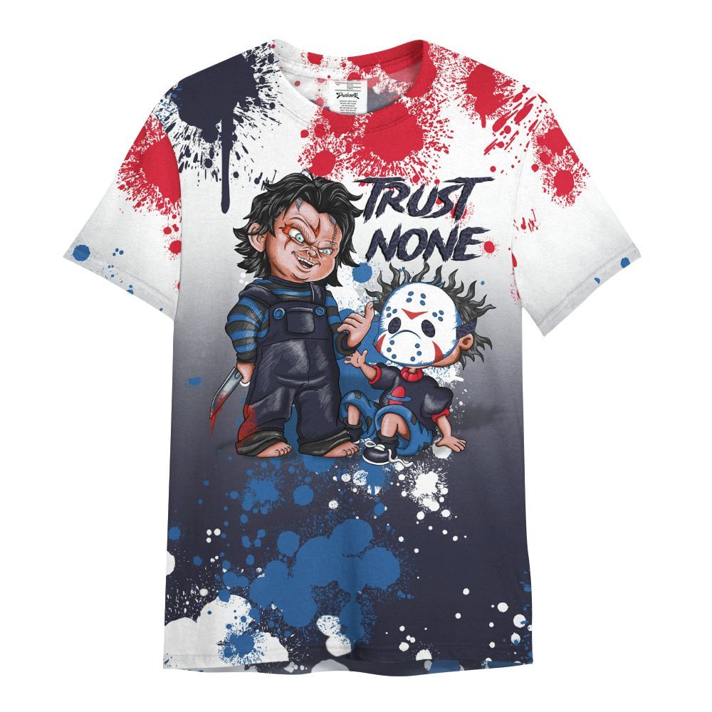 Shirt To Match Sports Renaissance 3s - Trust No One Scary All Over Print