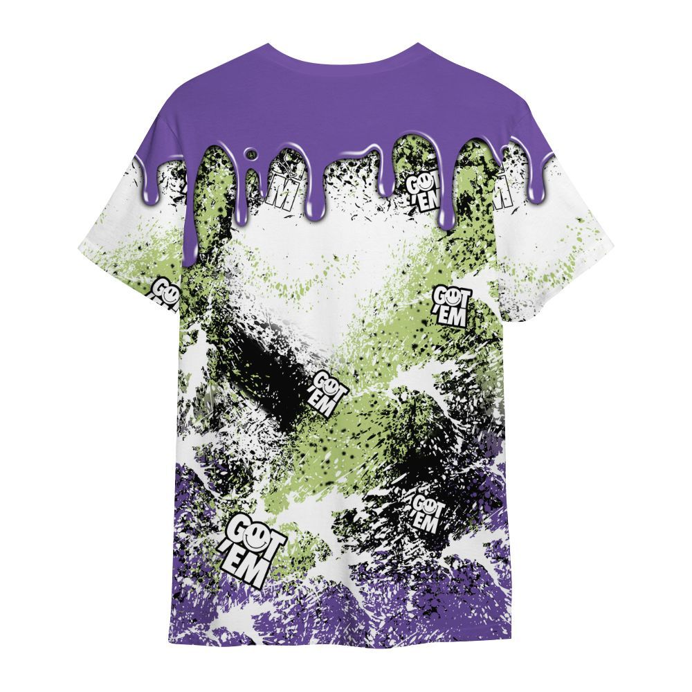 Shirt To Match Canyon Purple 4s - Dripping 23 Drip All Over Print