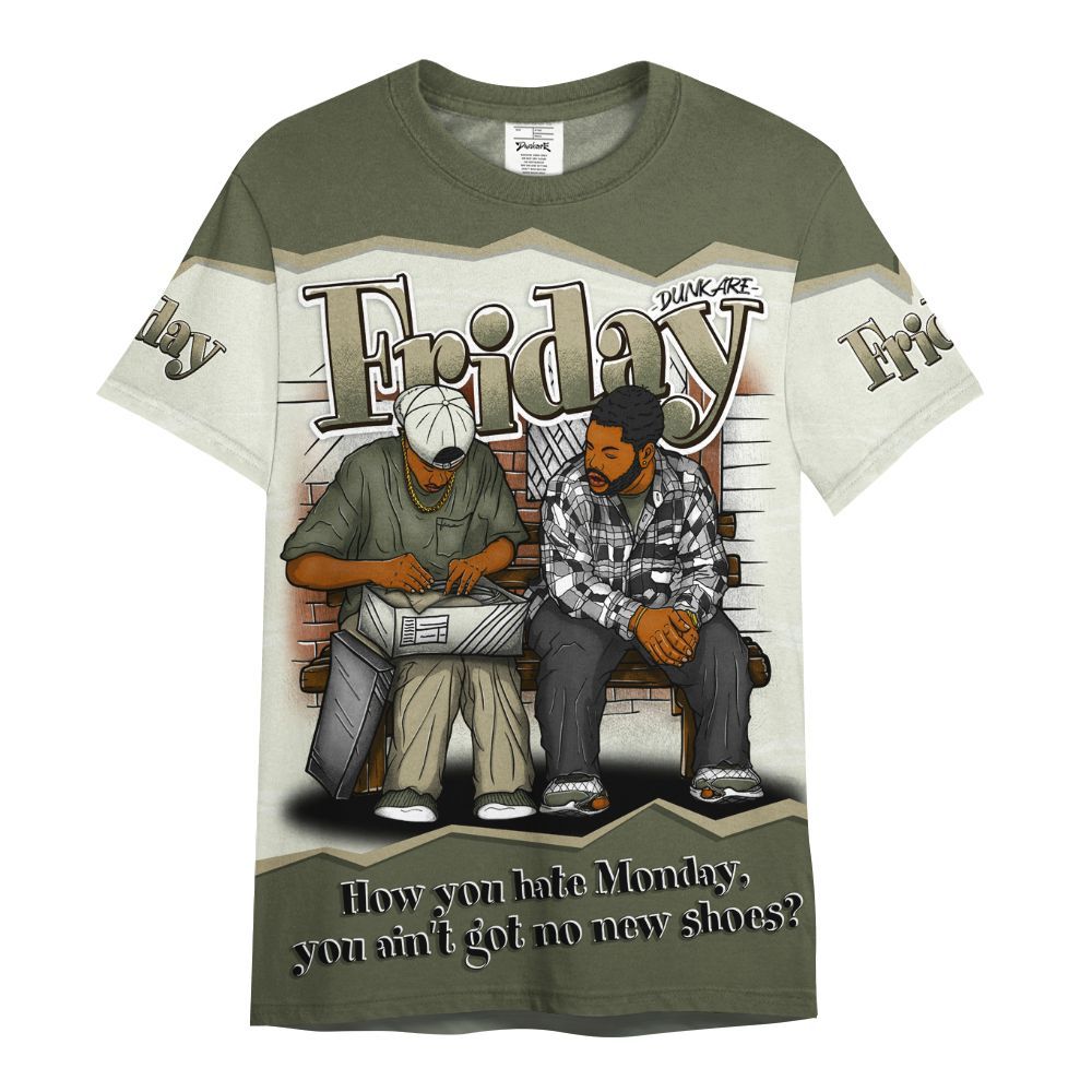 Shirt To Match Low OG Medium Olive 1s - Friday Movie 90s TV All Over Print