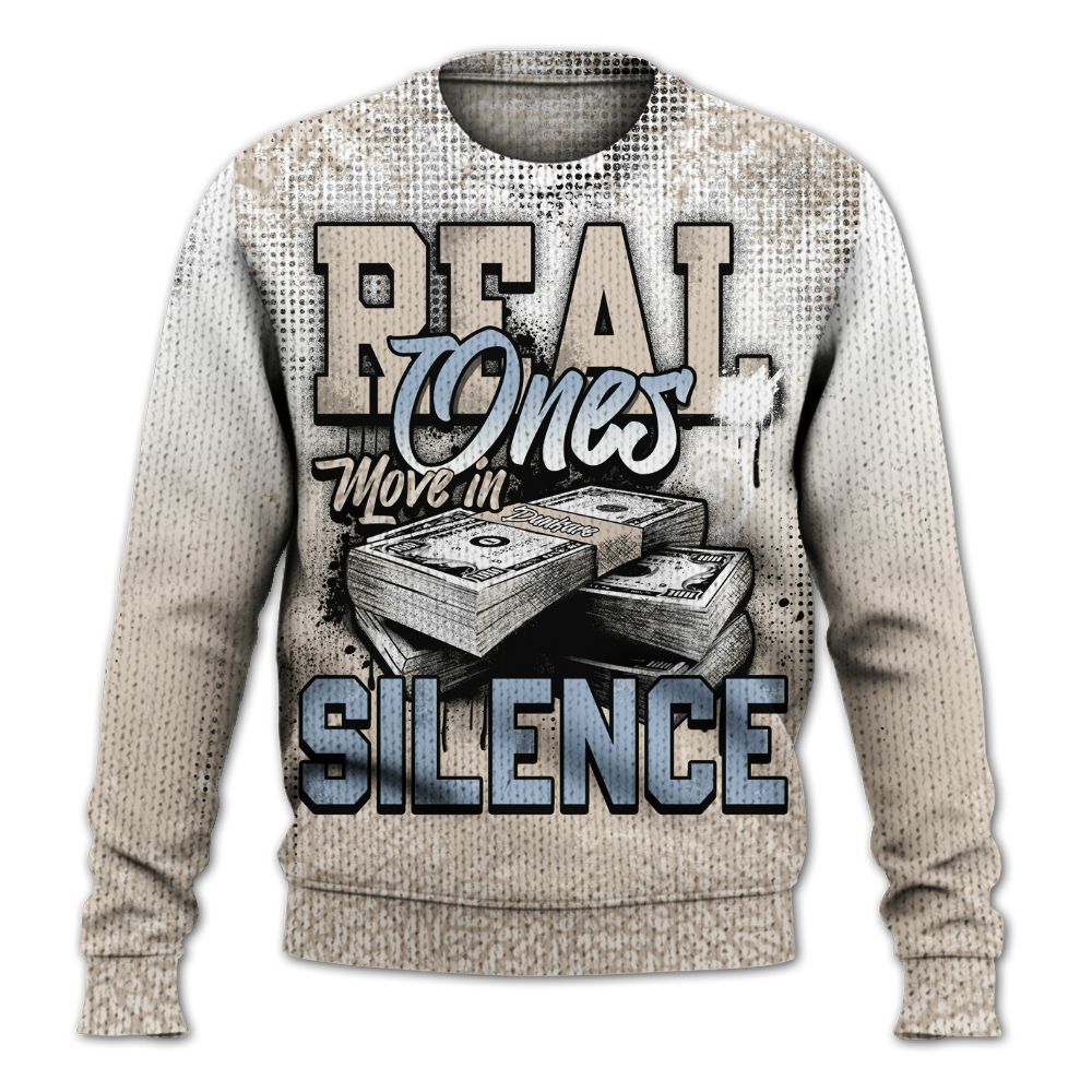 Sweater To Match Desert Sand 3s - Move In Silence Money Street Retro Graphic