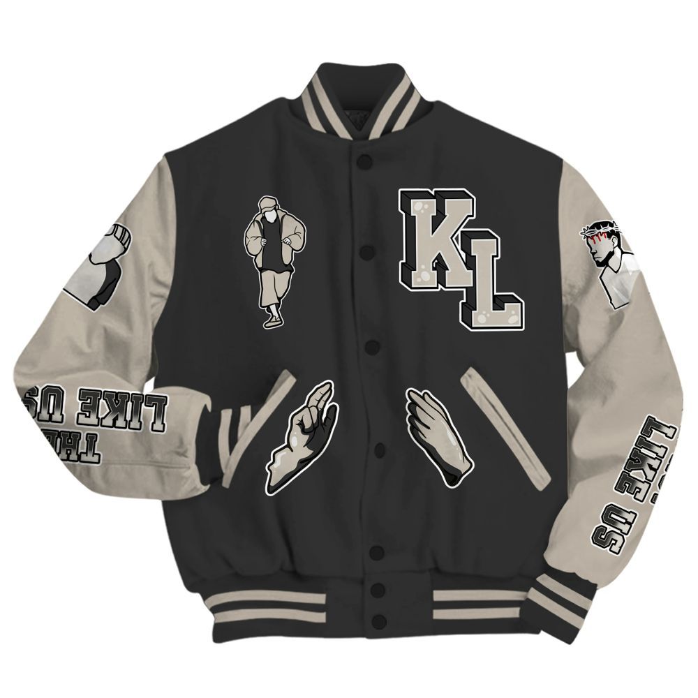 Varsity Jacket To Match RM Light Bone 4s - Dislike Us Graphic All Over Print