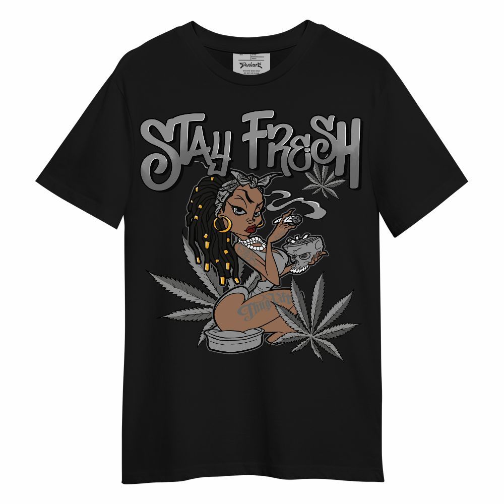 Shirt To Match Black Wolf Grey 12s - Stay Fresh Cannabis Unisex Shirt