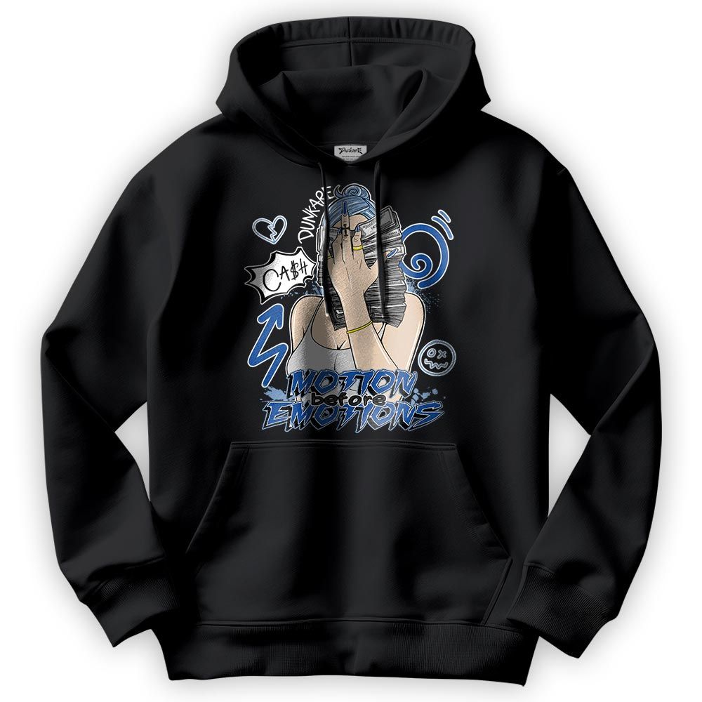 Sweatshirt To Match Low Space Royal 11s Hoodie - Motions Before Emotions Unique Hoodie Unisex