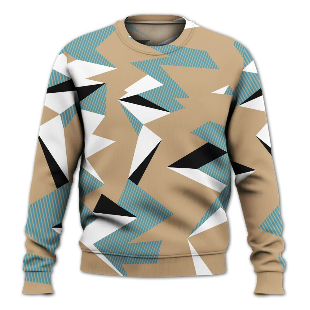 Sweatshirt To Match H-Town 11s - Geometric Camouflage Pattern All Over Print