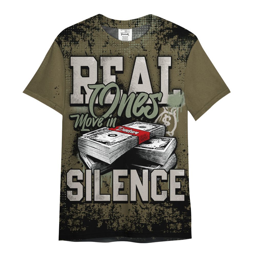 Shirt To Match Dunk Low Year Of The Snake - Move In Silence Money Street Retro All Over Print