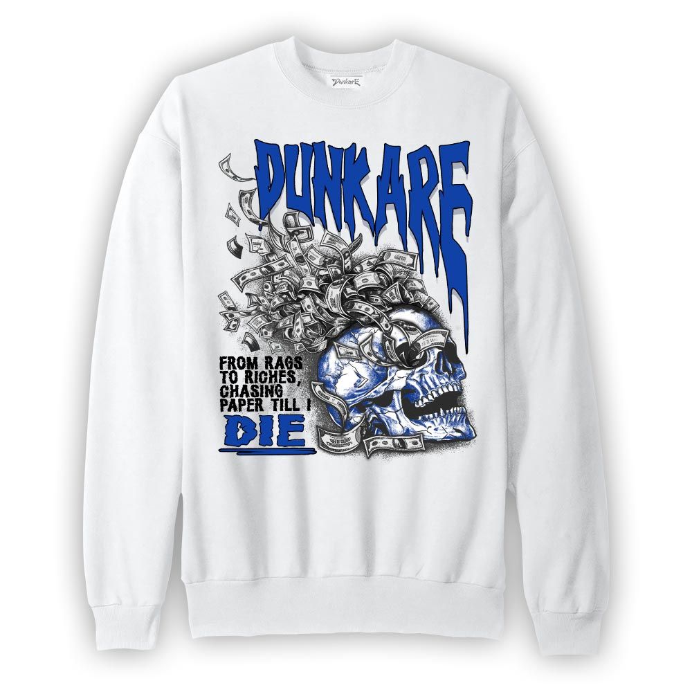 Sweatshirt To match Air Foamposite One Royal Sweatshirt - From Rags To Riches Graphic