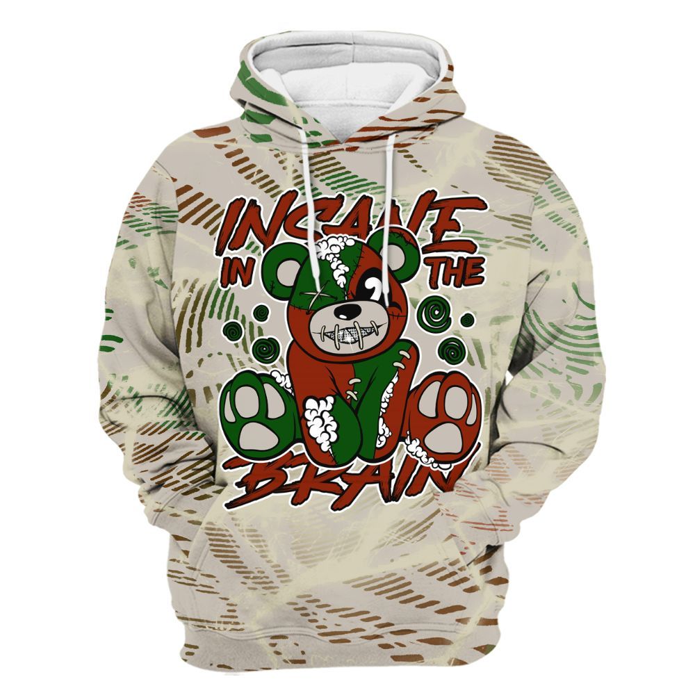 Hoodie To Match El Grito 5s - Insanes Bear Fume All Over Print