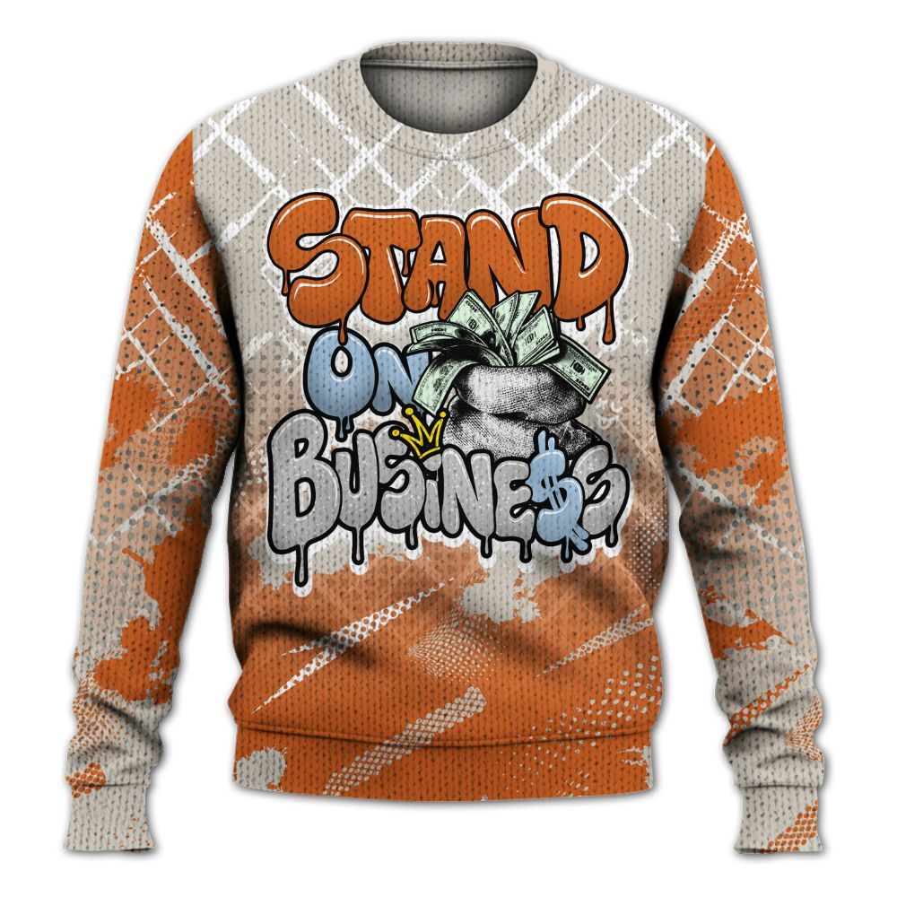 Knitted Sweater To Match SE Craft 5s - Halftone Stand Business Dripping