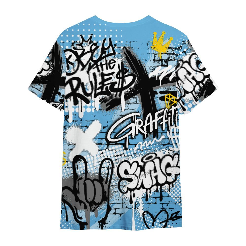 Shirt To Match Melo 12s - True It Real Graffiti Streetwear All Over Print