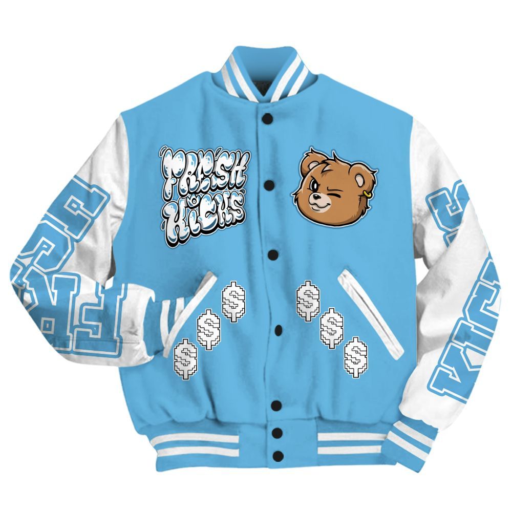 Varsity Jacket To Match Melo 12s - Fresh Kicks Bear Moneys All Over Print