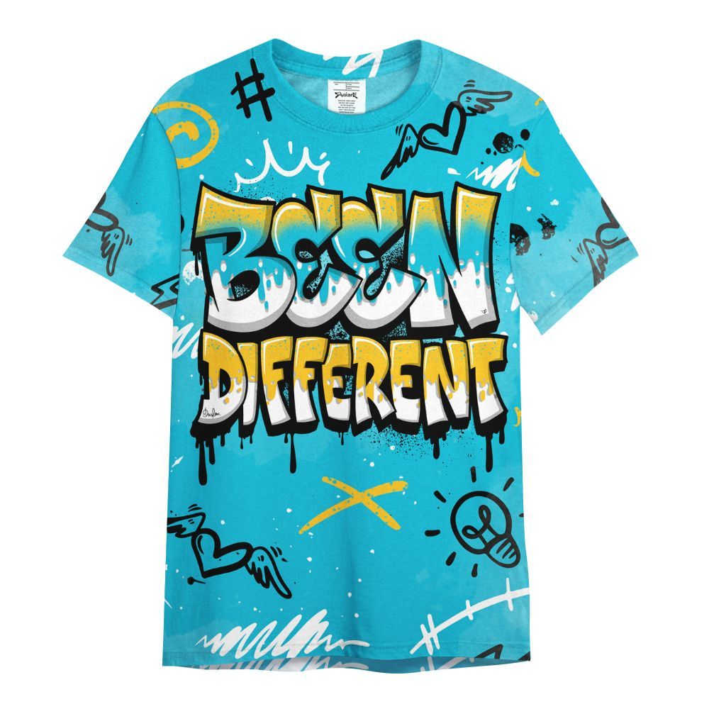 Shirt To Match Retro Aqua 5s - Drip Been Di2ferent All Over Print