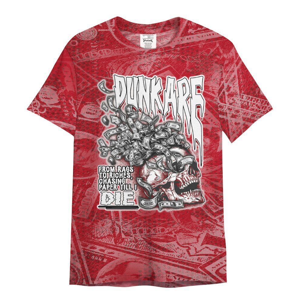 Shirt To Match Bred Velvet 11s - From Rags To Riches All Over Print