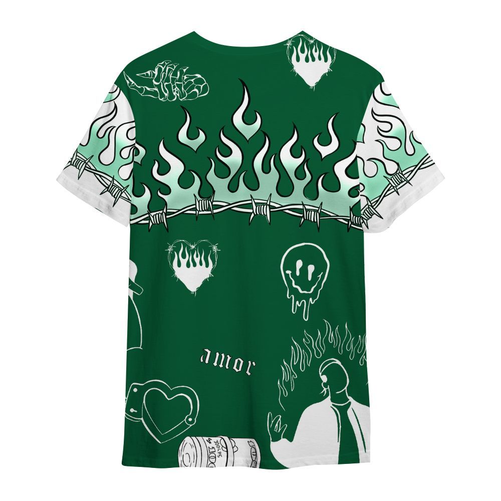 Shirt To Match High Gorge Green 1s - Snake Trust No One All Over Print