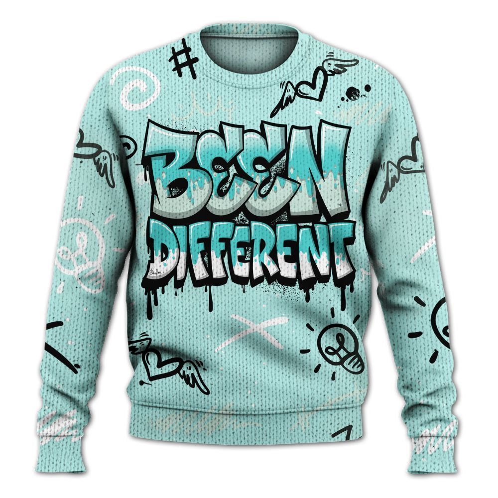 Sweater To Match Low OG Washed Teal 1s - Drip Been Di2ferent Graphic