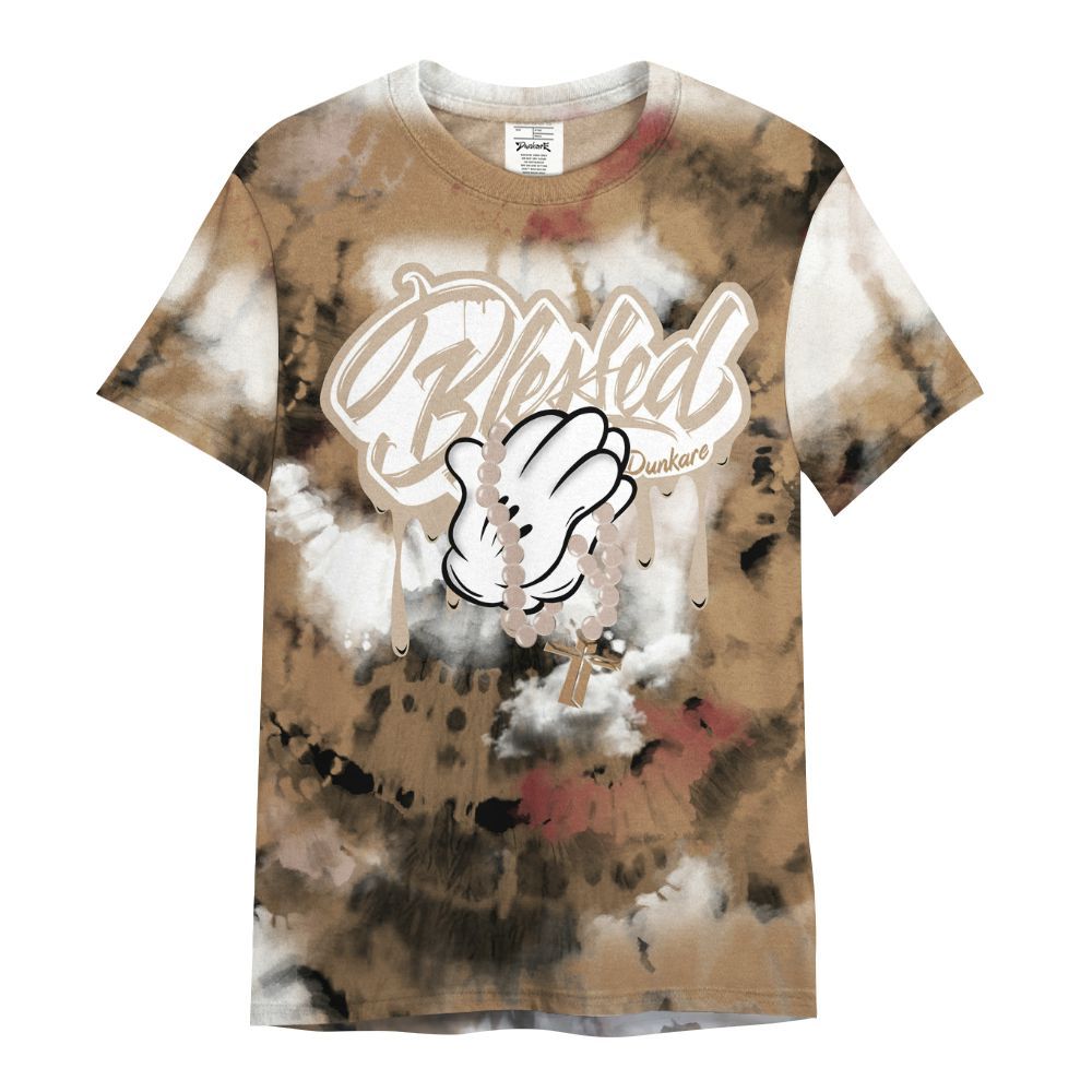 Shirt To Match Kobe 4 Gold Medal - God Blessed Tie Dye All Over Print