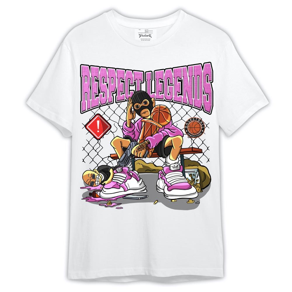 Shirt To Match Hyper Violet 4s - Respect Legends Basketball Shirt Outfit 1005 TCD