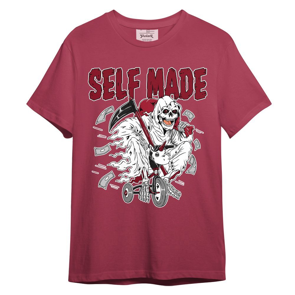 Shirt To Match High OG Black Toe Reimagined 1s - Self Make Skeleton Unisex Shirt