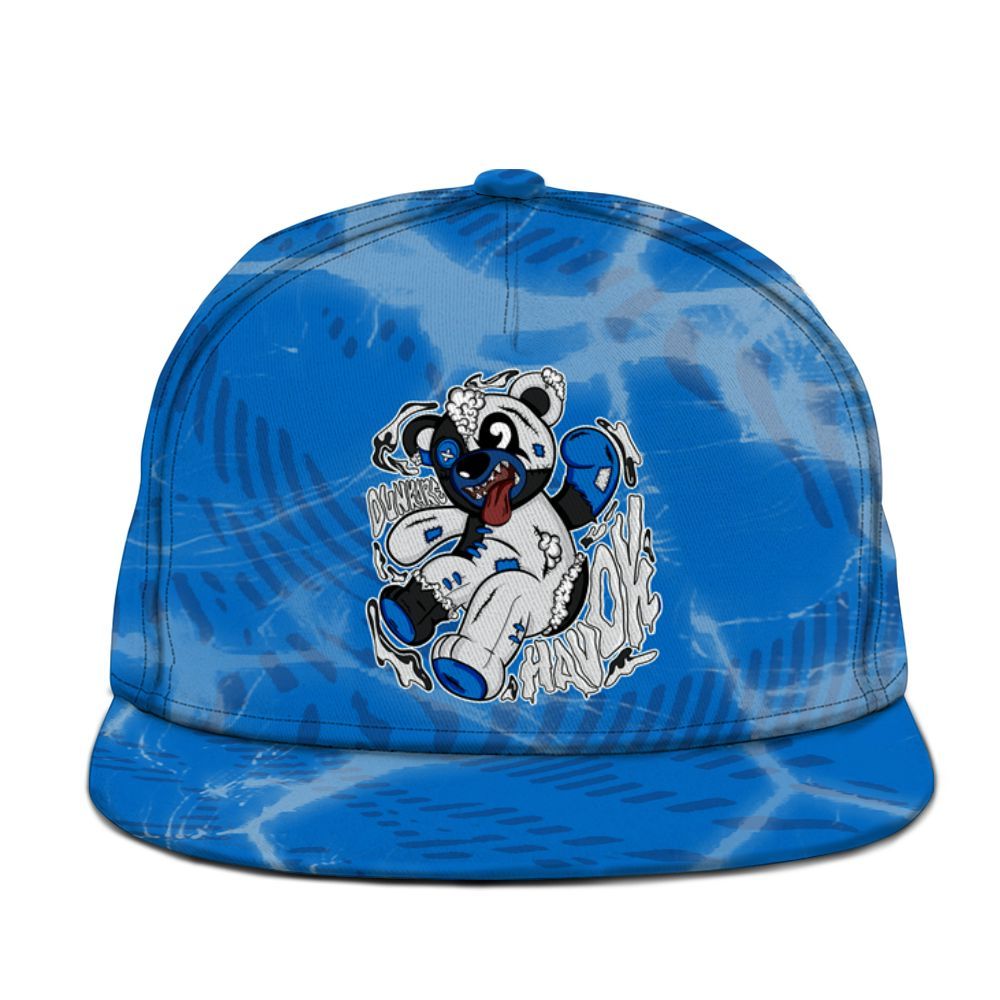 Snapback To Match Blueberry 12s - Havok Bear Graphic