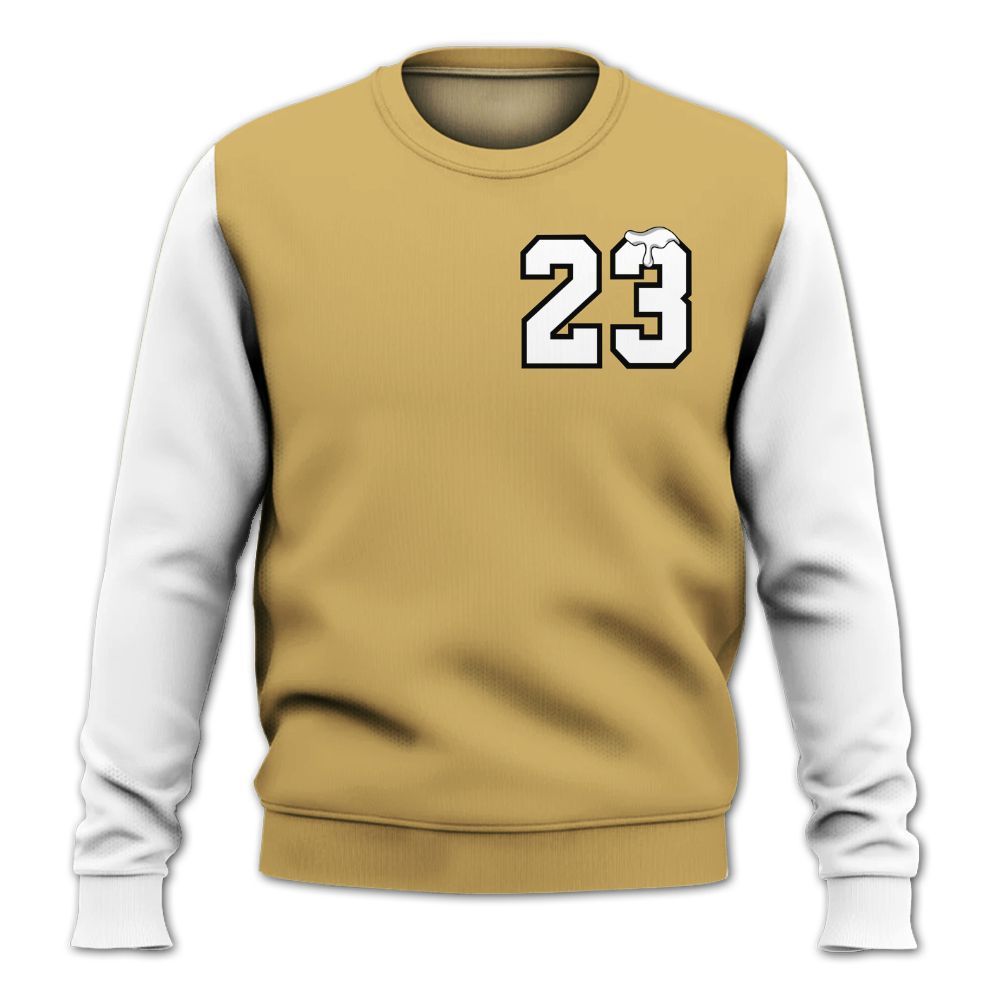Sweatshirt To Match Craft Paris 6s - Custom Name Number 23 Drip All Over Print