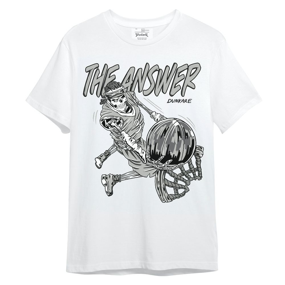 Shirt To Match Paris Cement Grey 4s - The Answer Skeleton Unisex Shirt