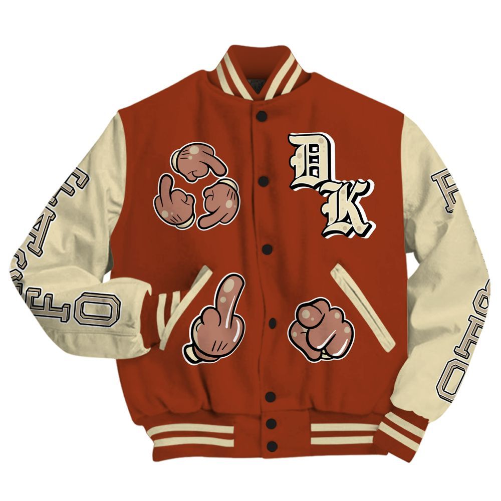 Varsity Jacket To Match Retro Eastside Golf 12s - F Around Find Out Graphic All Over Print