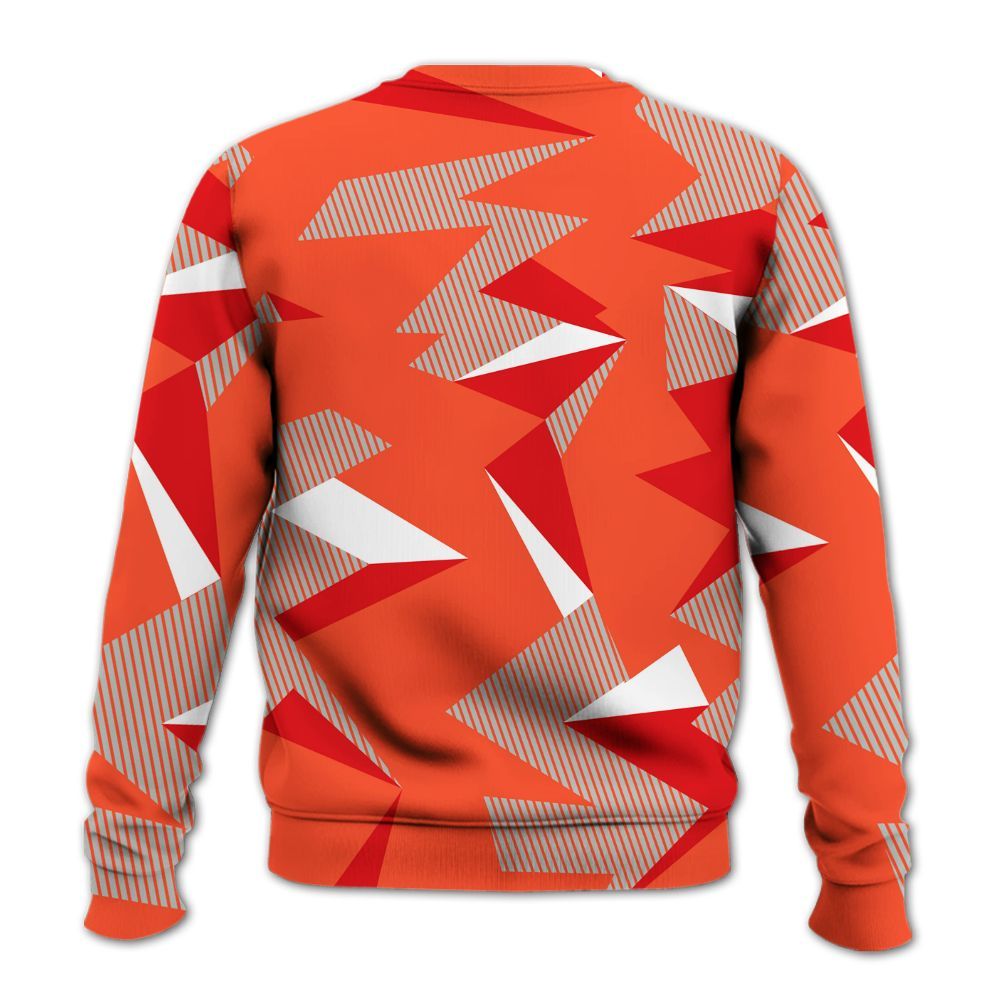 Sweatshirt To Match Air Max 1 86 Cosmic Clay - Geometric Camouflage Pattern All Over Print