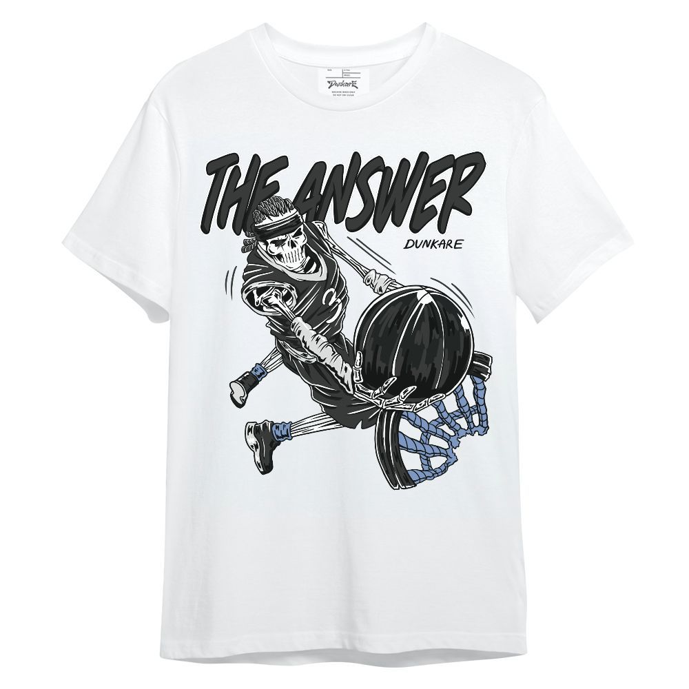 Shirt To Match Mid Space Jam 1s - The Answer Skeleton Unisex Shirt