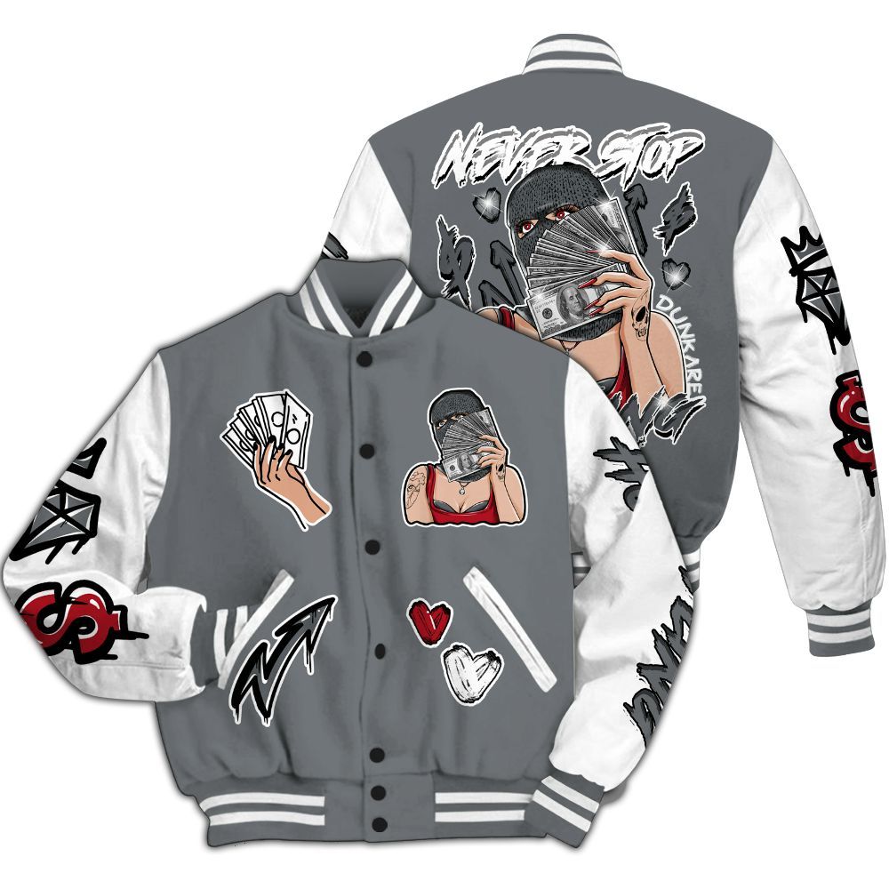 Varsity Jacket To Match Retro Fire Red 9s - Hustling Unique All Over Print