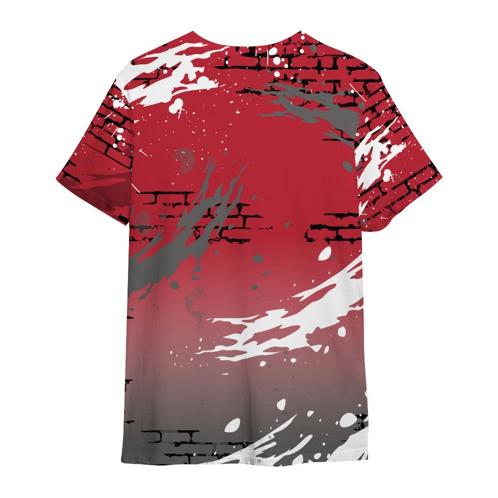 Shirt To Match Red Flint 13s - Values Of Loyalty Drip All Over Print