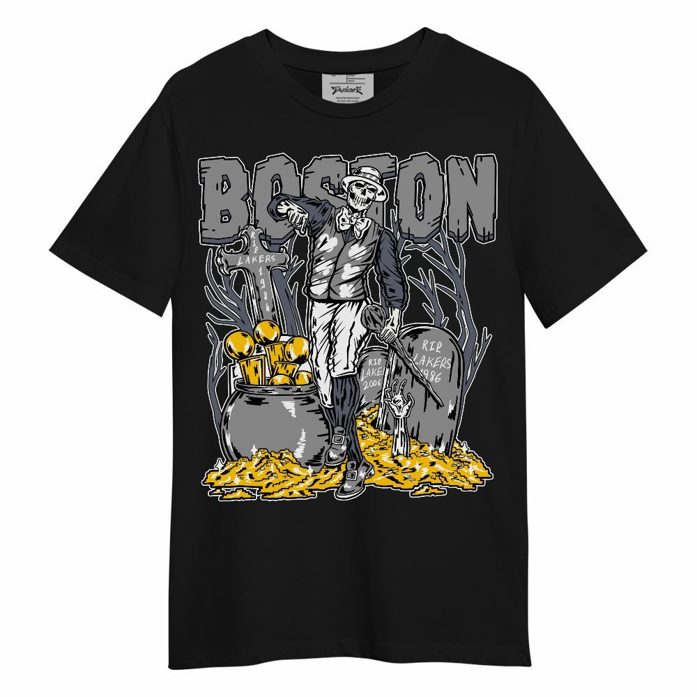 Shirt To Match Cool Grey 6s - Goldrush Skeleton Unisex Shirt