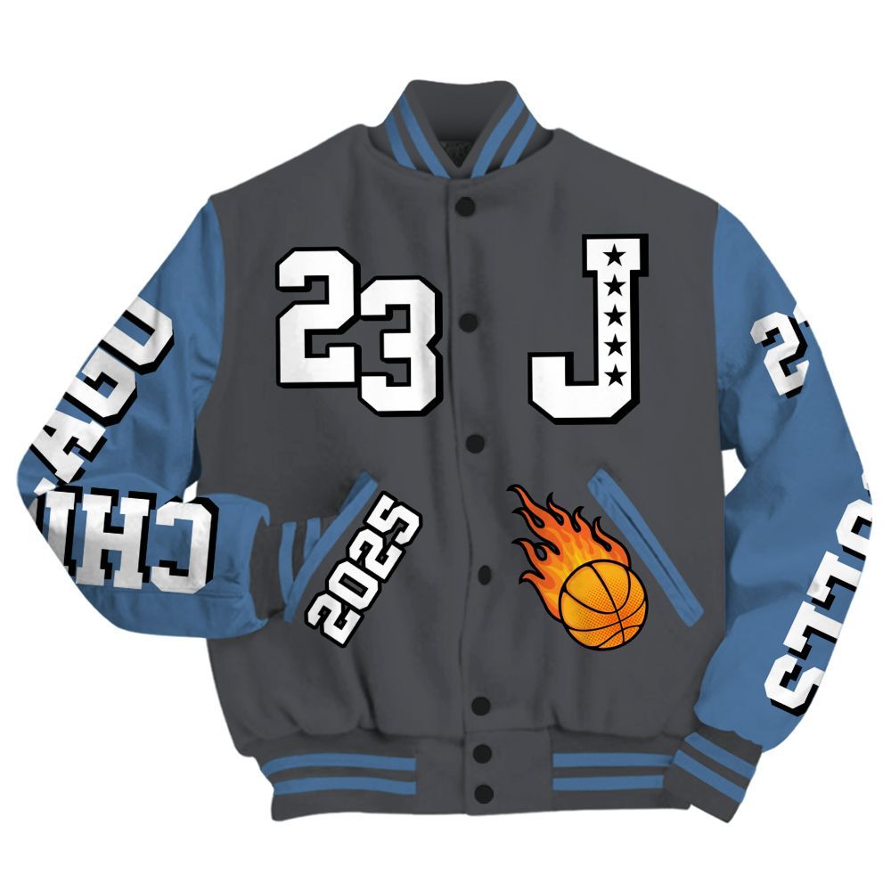 Varsity Jacket To Match Air Max 95 Stash - Chicago 23 Basketball All Over Print