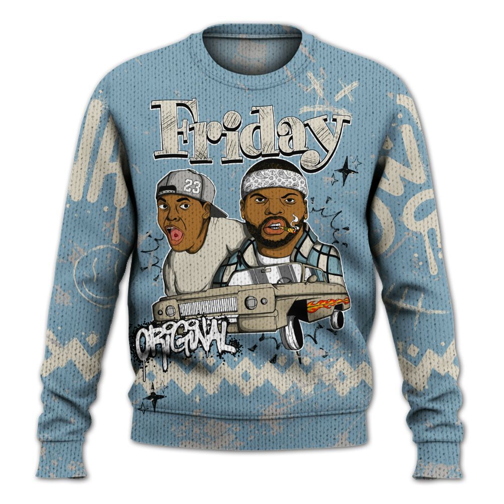 Knitted Sweater To Match Retro SoleFly 13s - Friday Sneaker Crayon