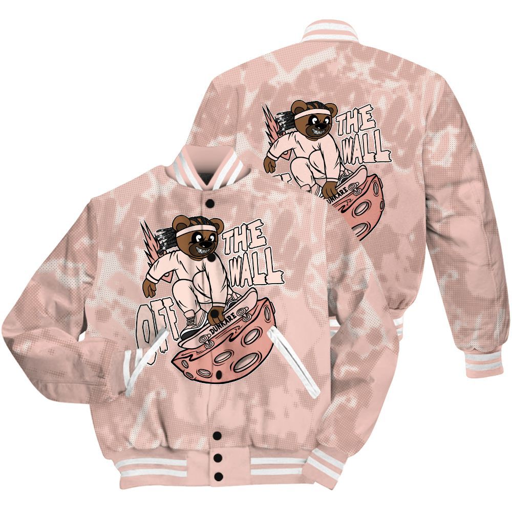 Varsity Jacket To Match Low Legend Pink 11s Shirt - Quirky Bear Street All Over Print