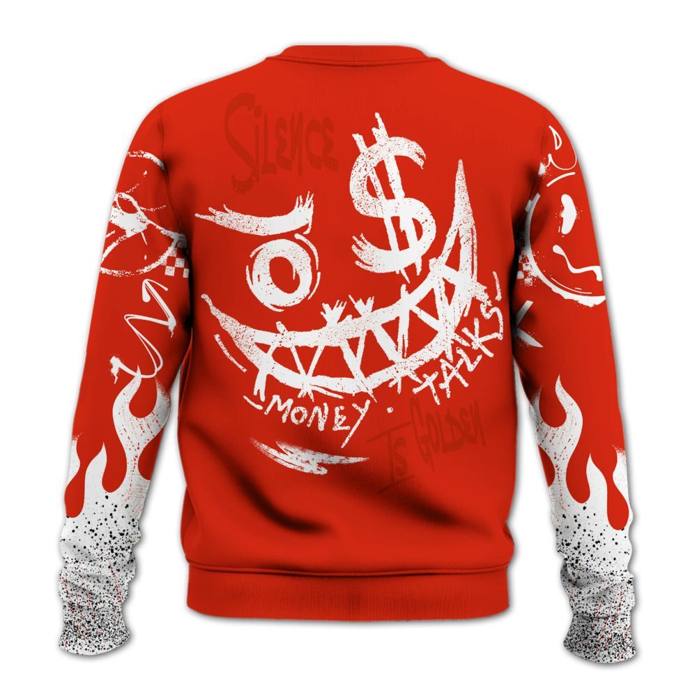 Sweatshirt To Match Retro Cherry 11s - Mouth Burning Street Style All Over Print