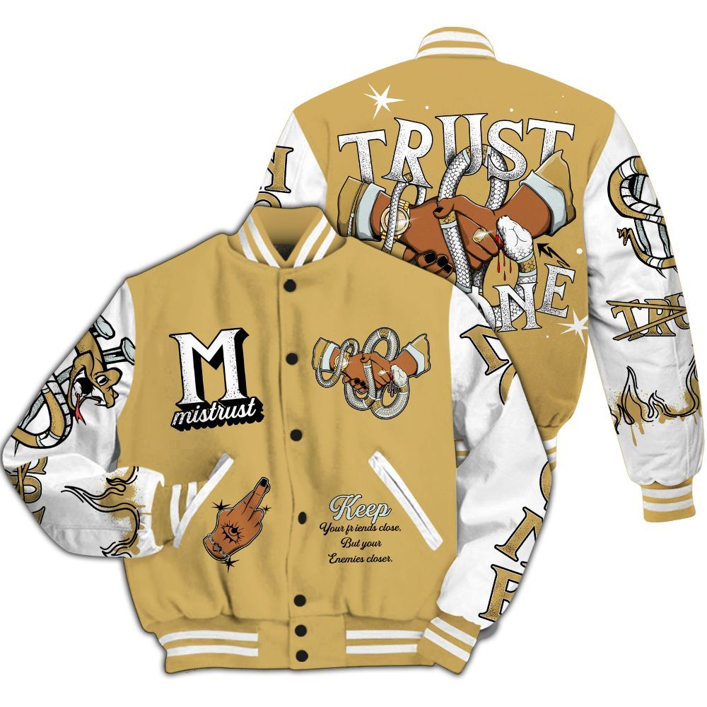 Varsity Jacket To Match Craft Paris 6s - Trust No One Snake-Bite Street Style All Over Print