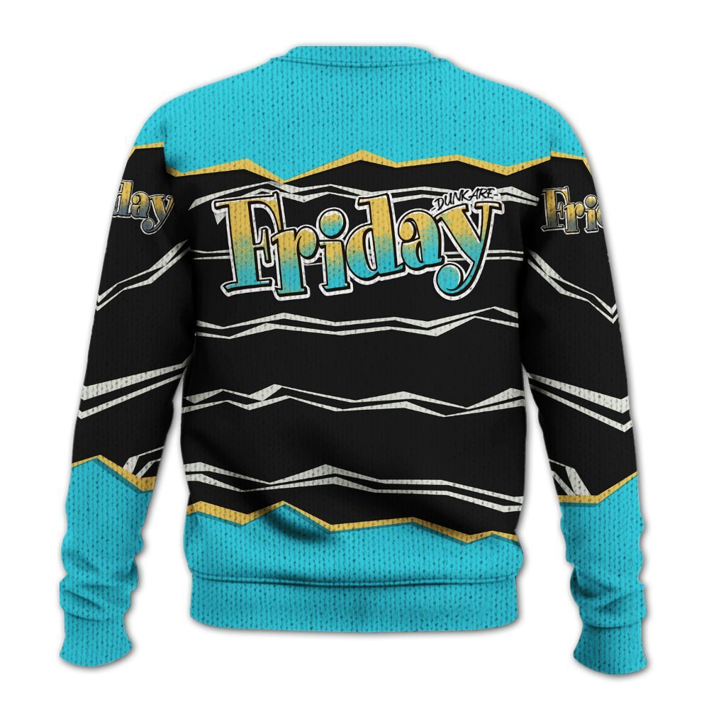Sweater To Match Retro Gamma Blue 11s - Friday Movie 90s TV Graphic