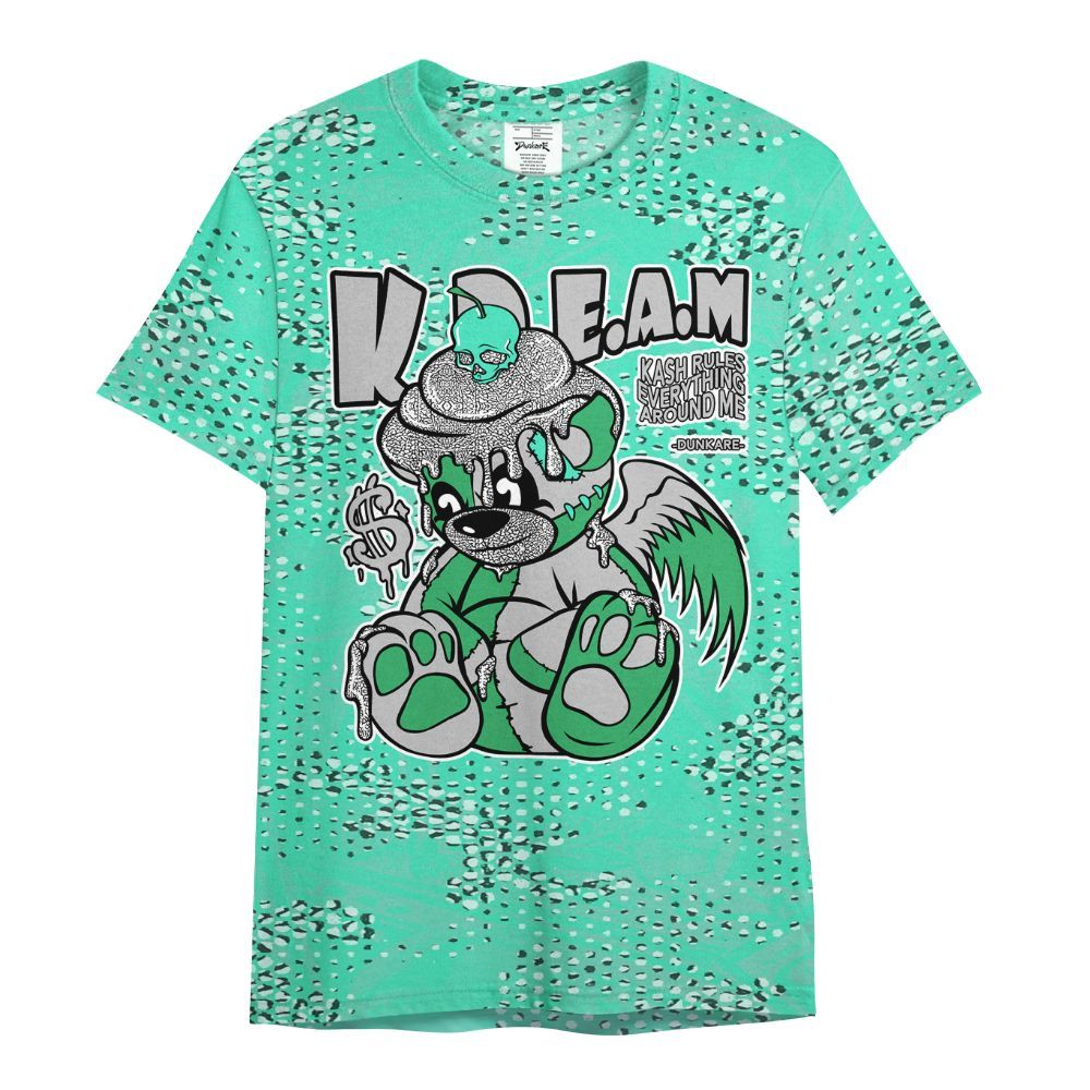 Shirt To Match Black Green Glow 3s - Loot Bear All Over Print