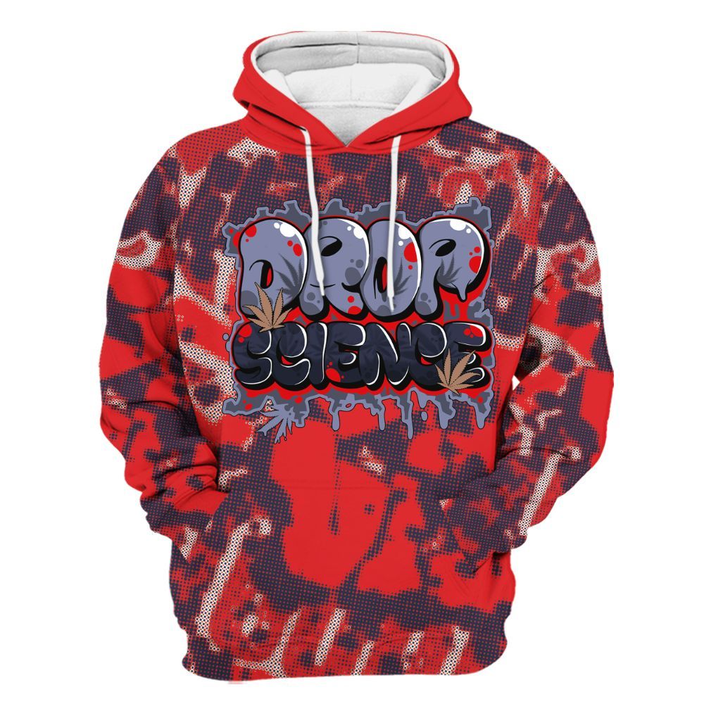 Hoodie To Match Low OG Howard Bison 1s - Drop Science Street All Over Print