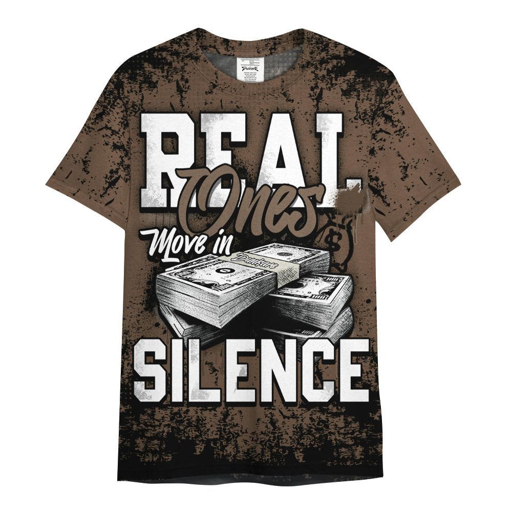 Shirt To Match Palomino 1s - Move In Silence Money Street Retro All Over Print